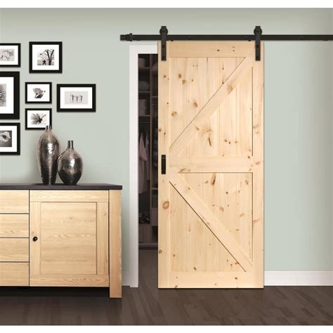 Youll find everything you need to mount these doors in the barn door kits we carry at Lowes. . Barn doors interior lowes